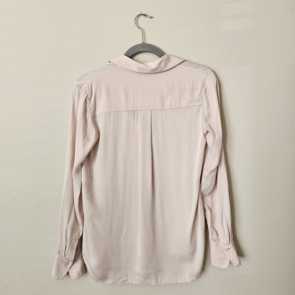 Vince Pale Blush Button-Down Shirt - Picture 5 of 6